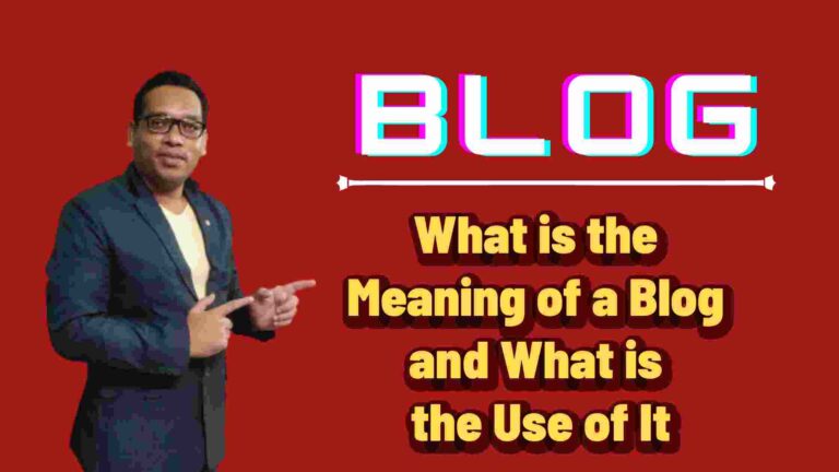 What is the Meaning of Blogging and What is the Use of It
